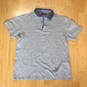 Zara Man Grey Polo shirt